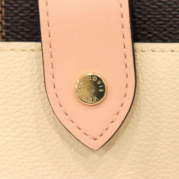 Louis Vuitton Damier Ebene Politefeuille Juliet Wallet Bifold Compact Brown - Picture 5 of 10